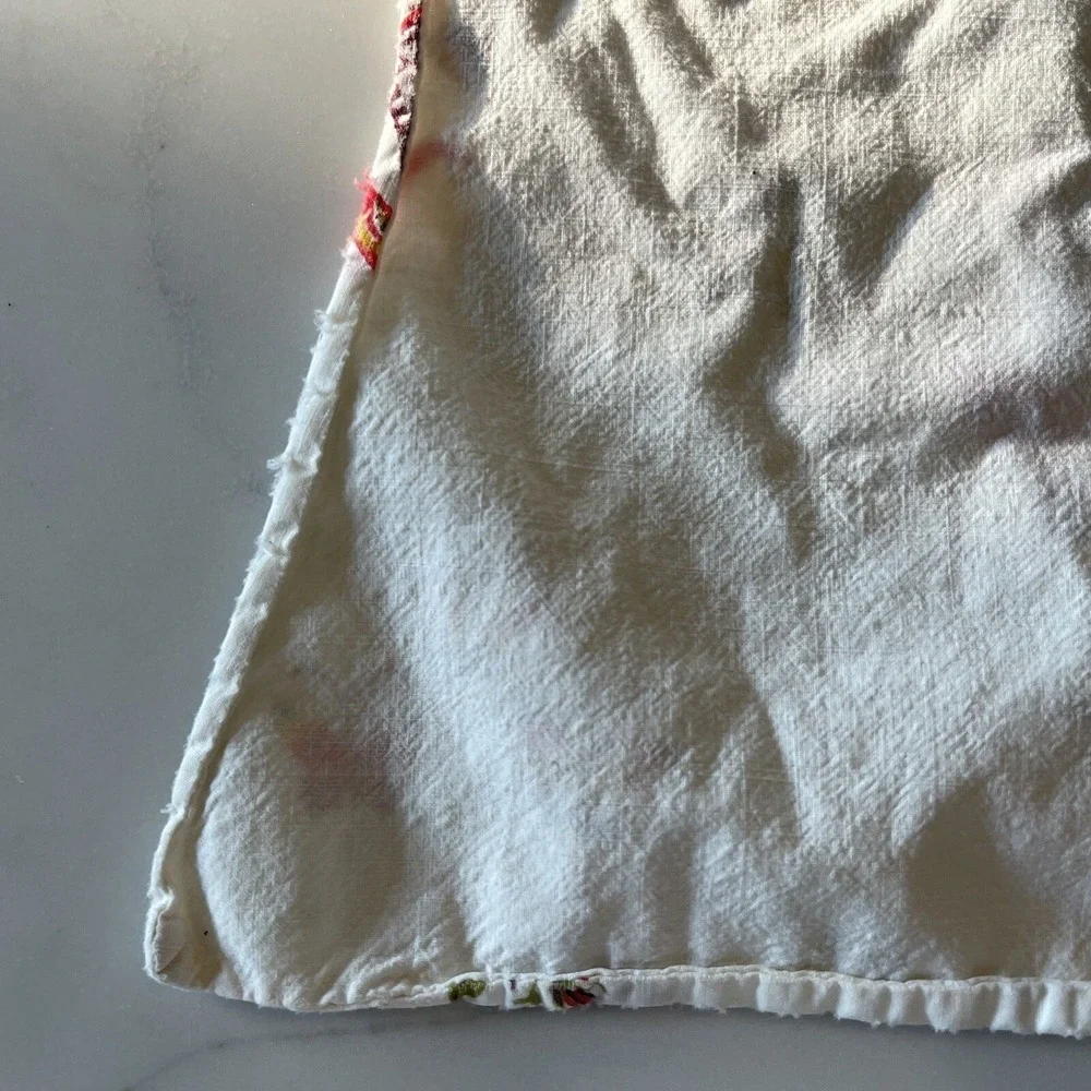 Bib Apron Smock Handmade Child's Baby Cotton Vintage